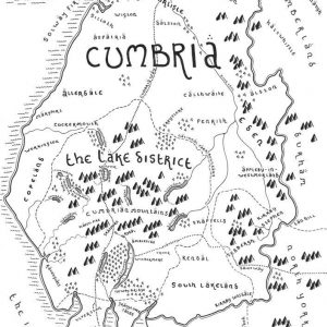 Map of Cumbria